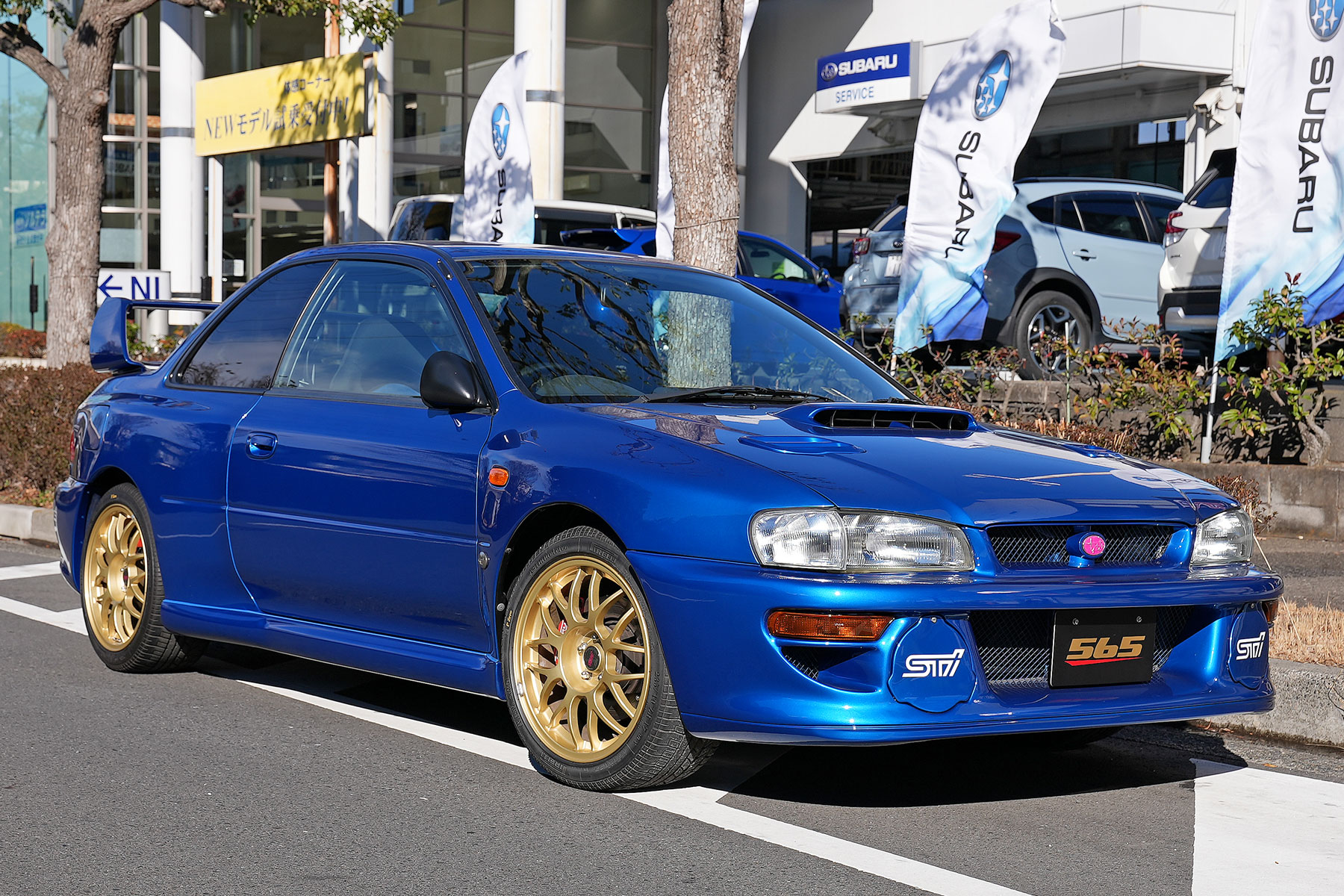 インプレッサ プレミアムスポーツクーペ 22B STi Version　走行6,500km ソニックブルーマイカ 委託販売