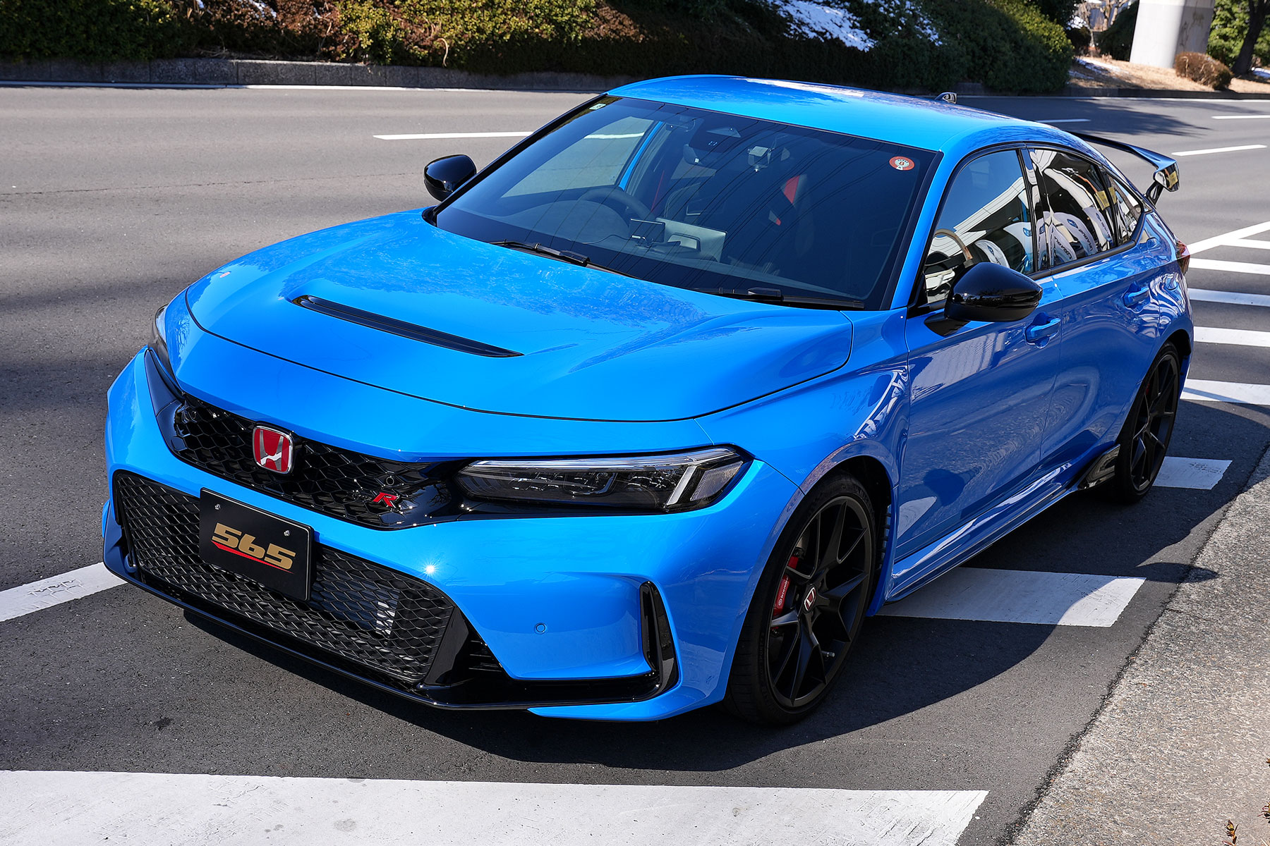 DSC00960a シビック タイプR レーシングブラックパッケージ レーシングブルーパール 買取り 株式会社565